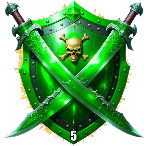 Warrior rank shield
